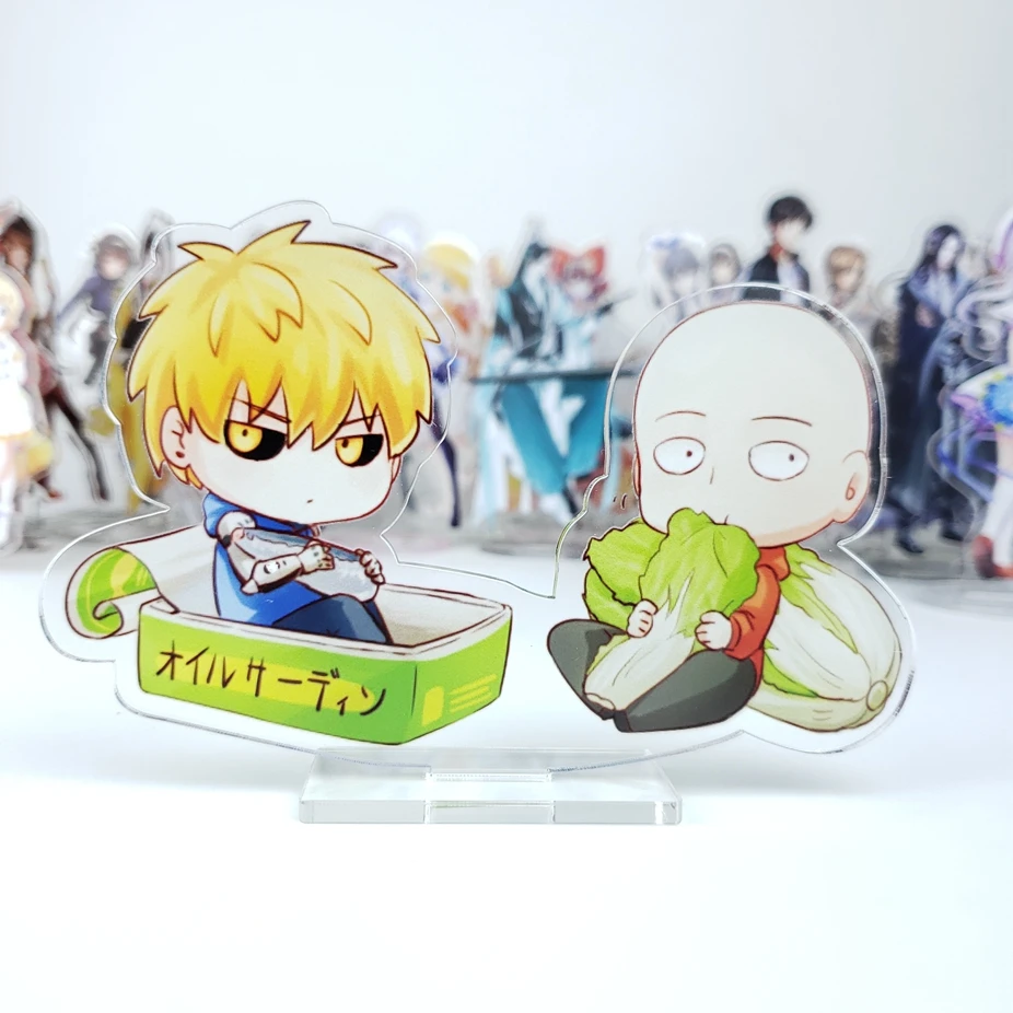 Аниме ONE PUNCH-MAN Saitama Genos Косплей акриловая настольная декоративная пластина
