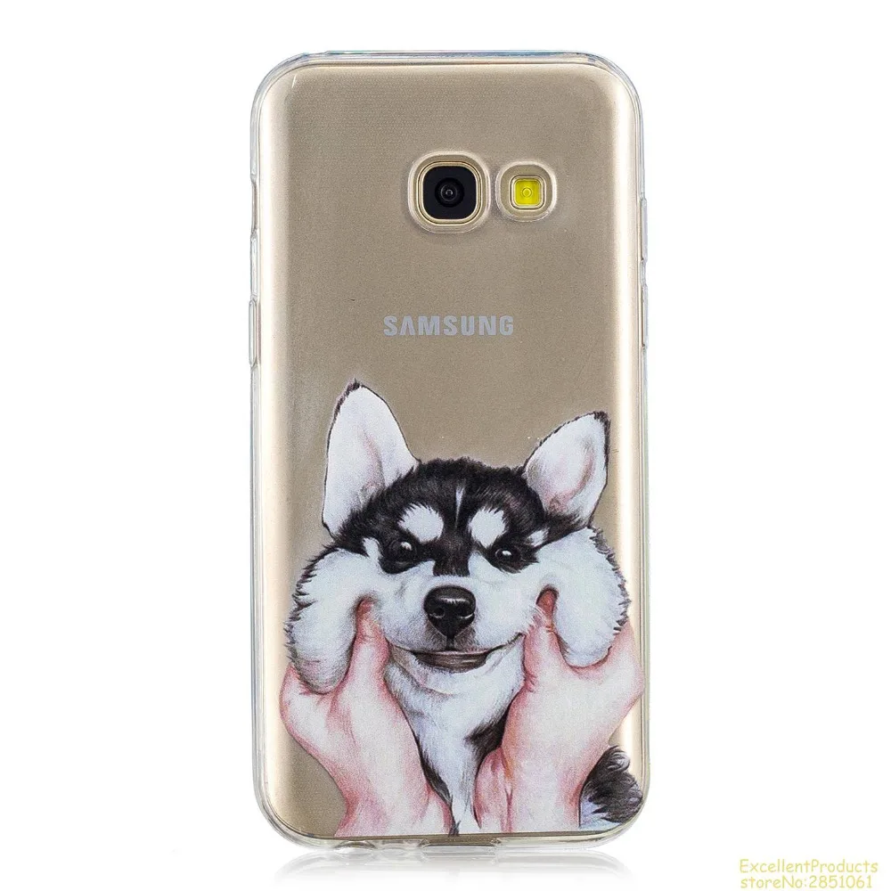 Силиконовый чехол для телефона Samsung A3 2017 A320 fundas hoesje Красивый Веселый мультяшный