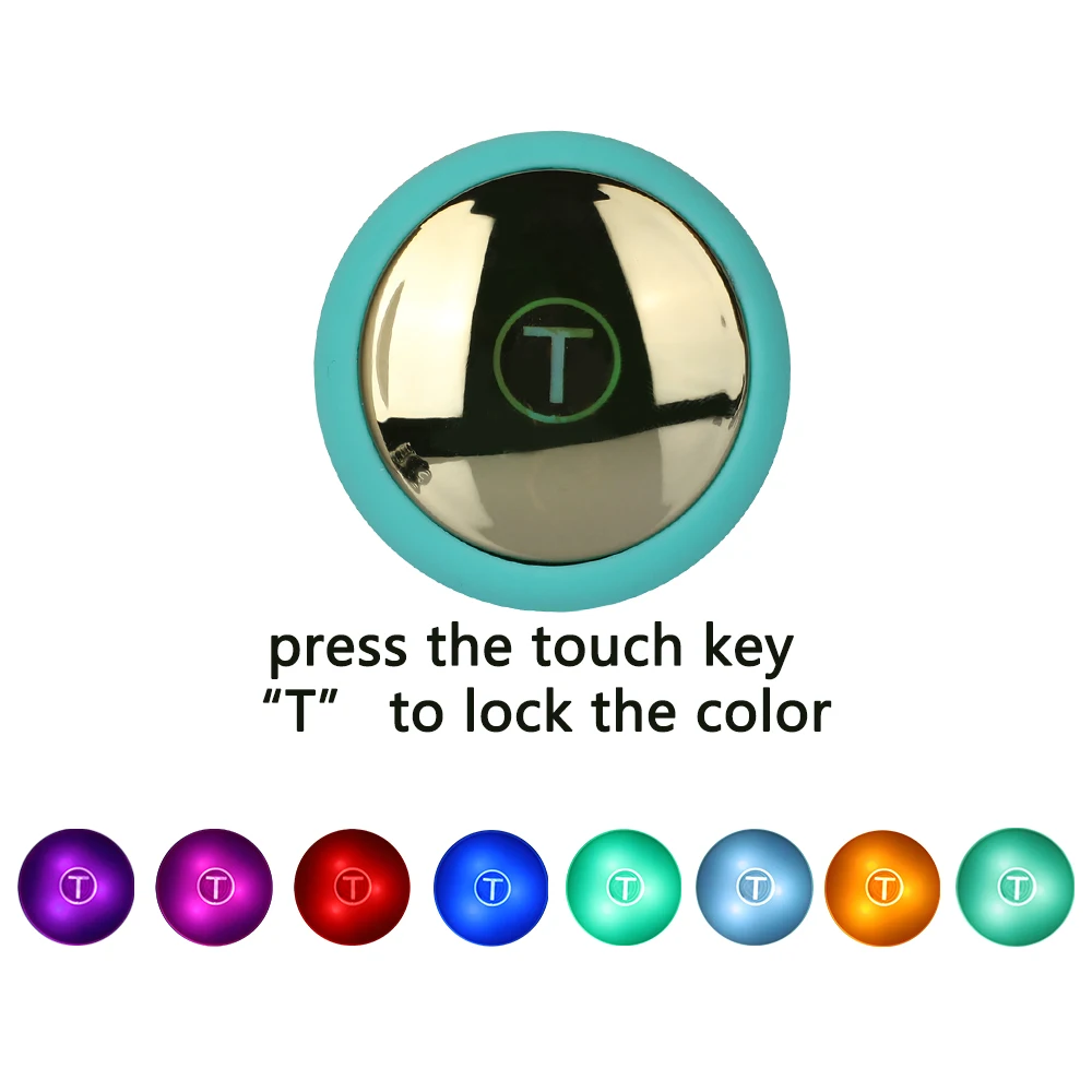 Вибратор-фаллоимитатор точки G для женщин со светодиодной подсветкой 8 цветов