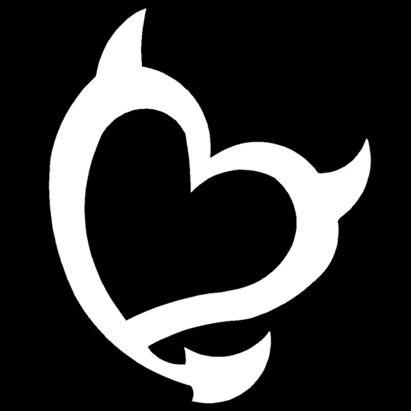 11 4 см * 14 сердце дьявол создать автомобиль Стайлинг автомобиля аксессуары