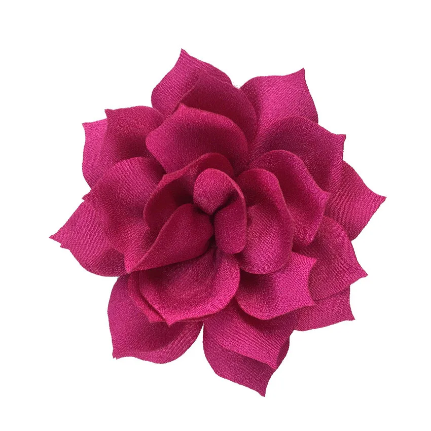 Новая мода 1 шт. Детские шифоновые аксессуары для волос девочек с цветком