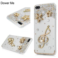bling crystal shiny stars music note sparkle diamond case cover for iphone 13 12 mini 11 pro max xs max xr x 8 7 6 6s plus se