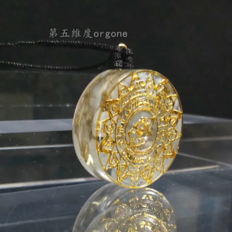 Orgone Хрустальное энергетическое колье с целебным кулоном помогает вызвать удачу