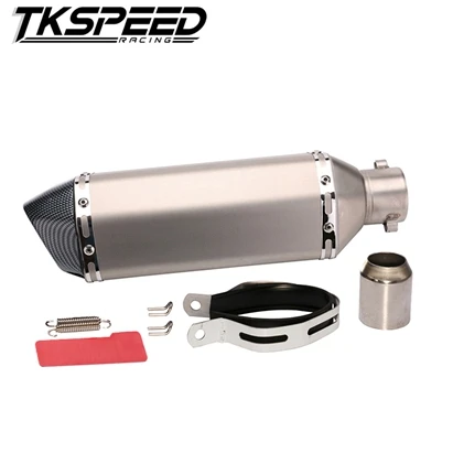 51mm universal Motorcycle Modified Exhaust pipe Muffler scooter For CBR125 CBR250 CB400 CB600 YZF FZ400 Z750|exhaust fans for bathroom|carbon fibre