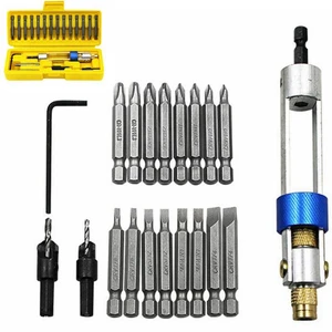 20 шт. профессиональные Универсальные отвертки Набор насадок головок винтовых головок Высокоскоростная сталь Flathead бит двойные ручные инструменты
