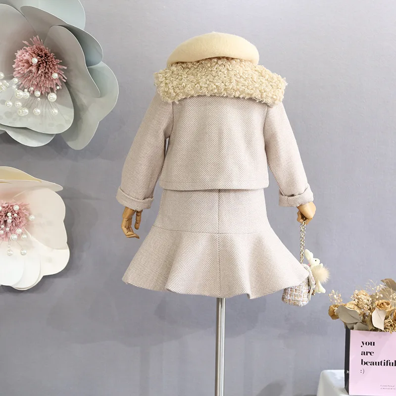 Комплект одежды для девочек коллекция 2018 года осенне зимняя одежда в Корейском