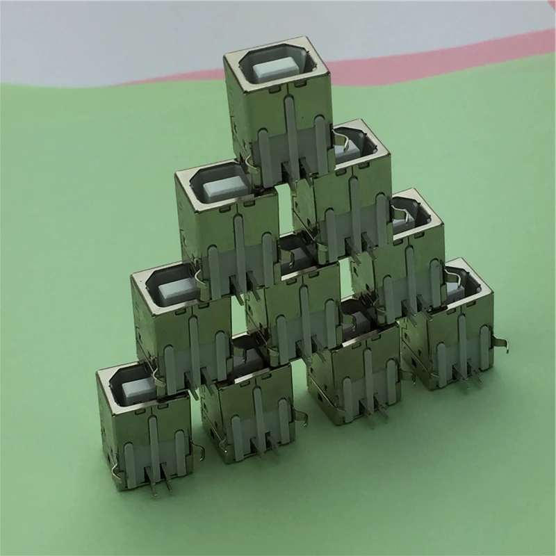 10 шт. G45 USB B Тип гнездовой разъем для принтера интерфейс передачи данных Высокое