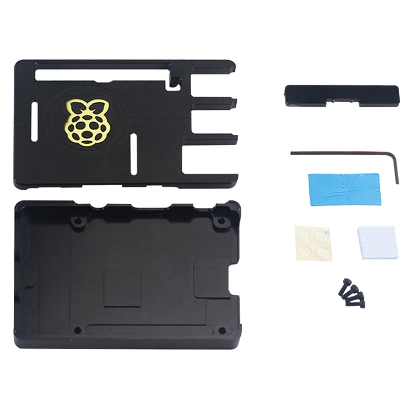 Для Raspberry Pi 3 Model B Plus чехол Ультратонкий алюминиевый сплав ЧПУ коробка черный
