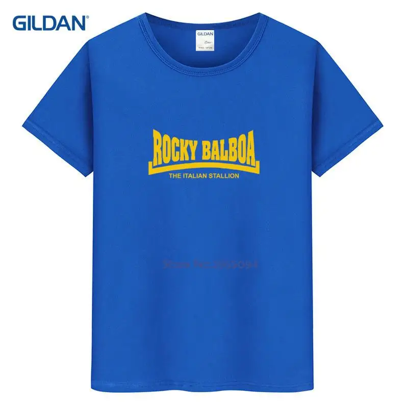 Рокки Бальбоа знаменитого фильма плакат 2017 ООН Футболка хоп col круглый хлопок