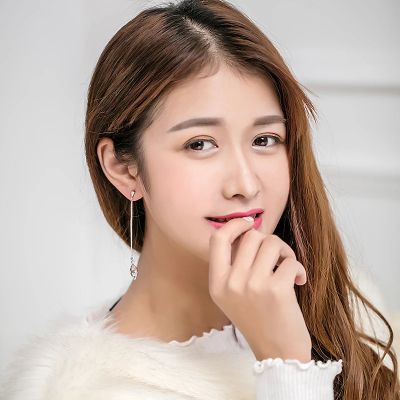 Простые Модные женские серьги ювелирные изделия для женщин яркие циркониевые