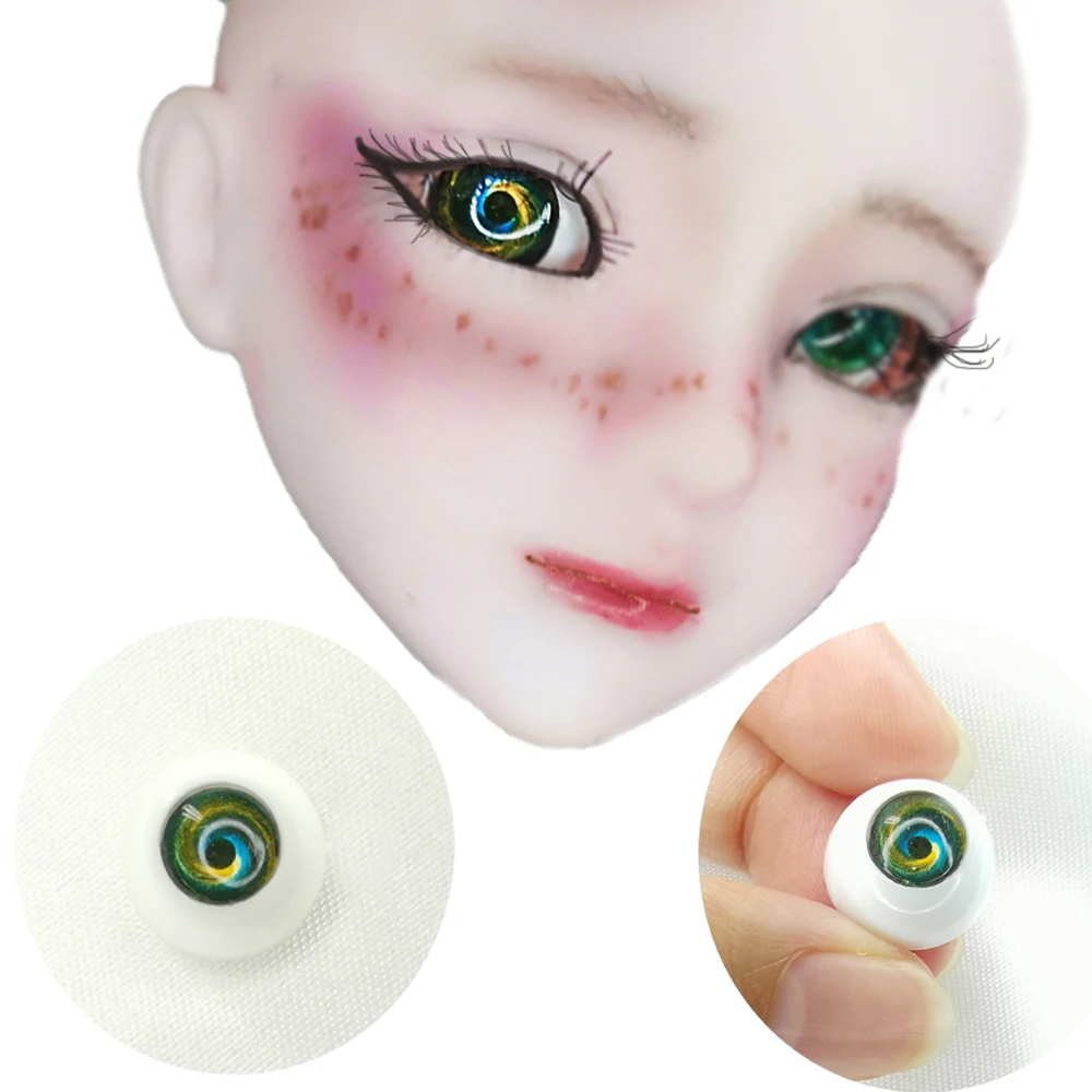 Глаза для кукол Galaxy starry Bjd 1/3 1/4 1/6 sd-кукол 16 мм 18 20 22 акриловые глаза игрушек пара |