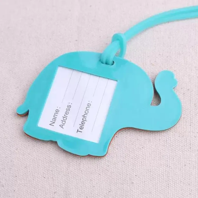 Lucky elephant багажная бирка для свадебного детского душа вечерние подарки гостей 20