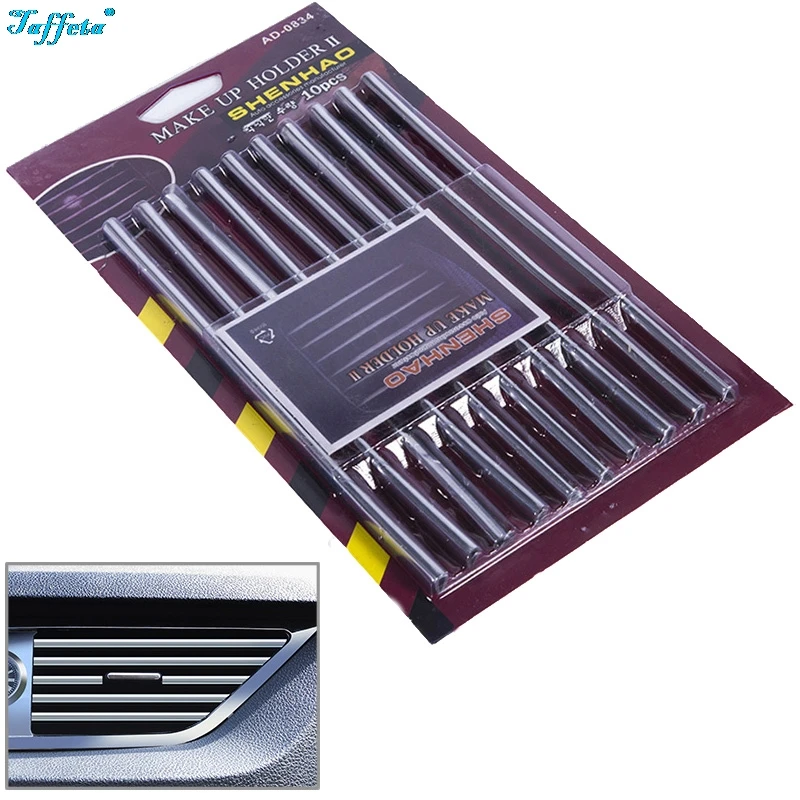 10pcs/set Universal Automotive U Shaped outlet blade air conditioning outlet decorative strip (Silver)
10pcs/set Universal Automotive U Shaped outlet blade air conditioning outlet decorative strip (Silver)