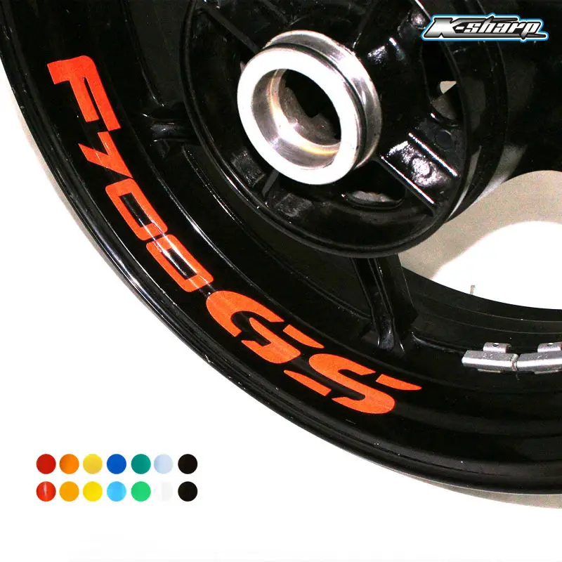 8 X индивидуальные наклейки с внутренним ободом Колесные Светоотражающие знаки