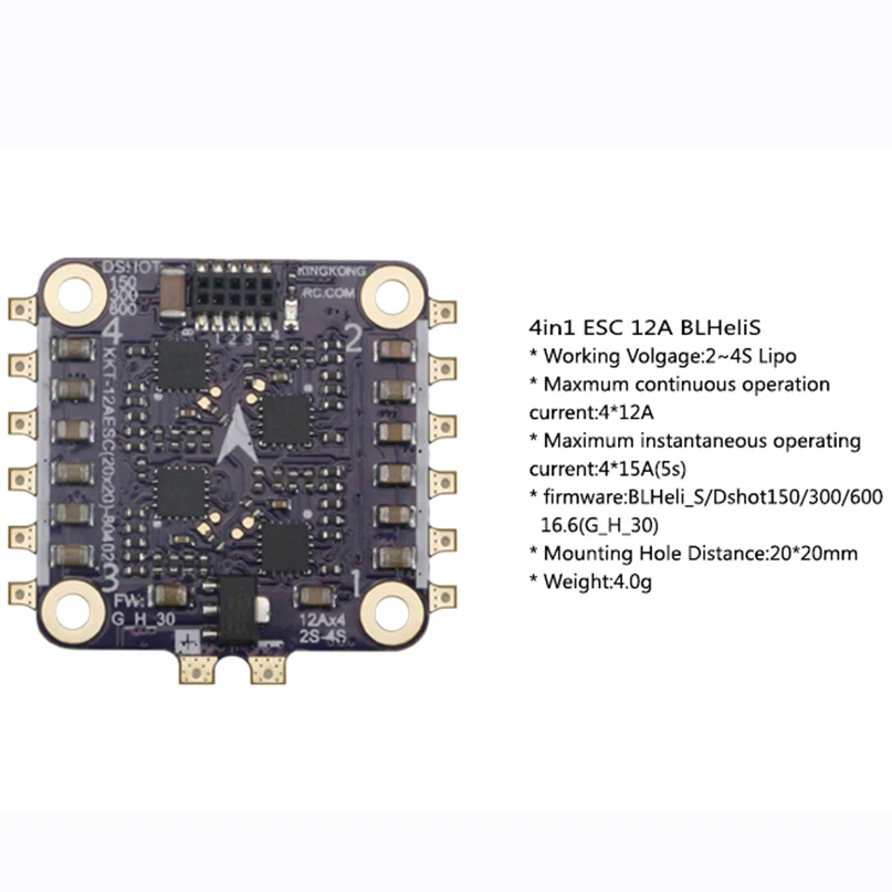 Квадрокоптер LDARC KK для Flytower F3 + OSD Flight Control V2 4 в 1 ESC 12A 20x20 мм|Детали и аксессуары| |