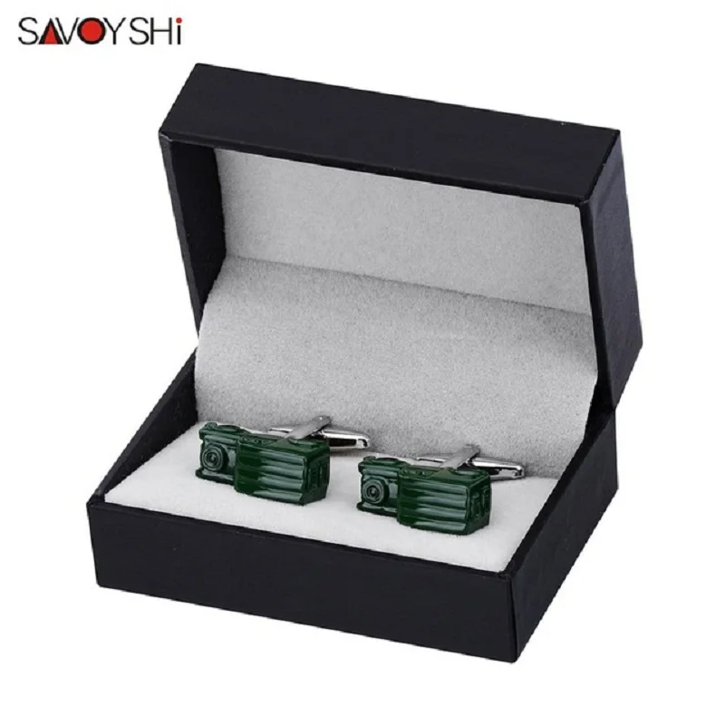 SAVOYSHI 3D модель автомобиля запонки для мужской рубашки высококачественные
