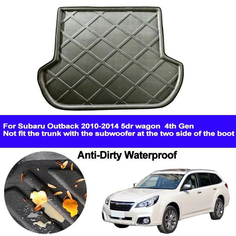 Автомобильный задний коврик для багажника напольные коврики Subaru Outback 2010 2011 2012 2013