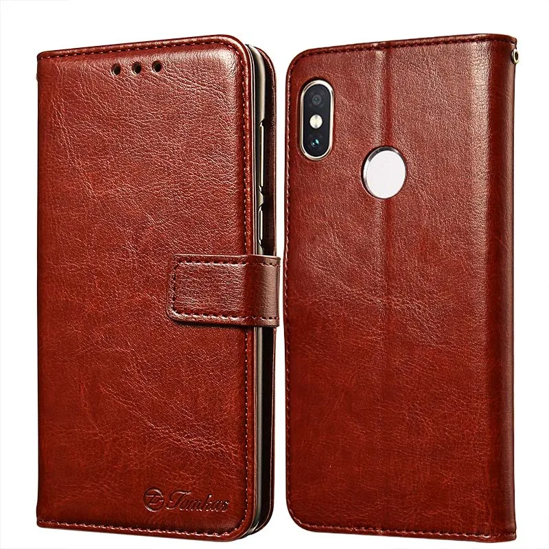 Style2 Роскошный флип-чехол TOMKAS для Xiao mi Red mi Note 6 Pro Чехол для телефона из искусственной кожи чехол для Xiaomi mi A2 Lite Red mi 6 Pro Coque - Цвет: Style2