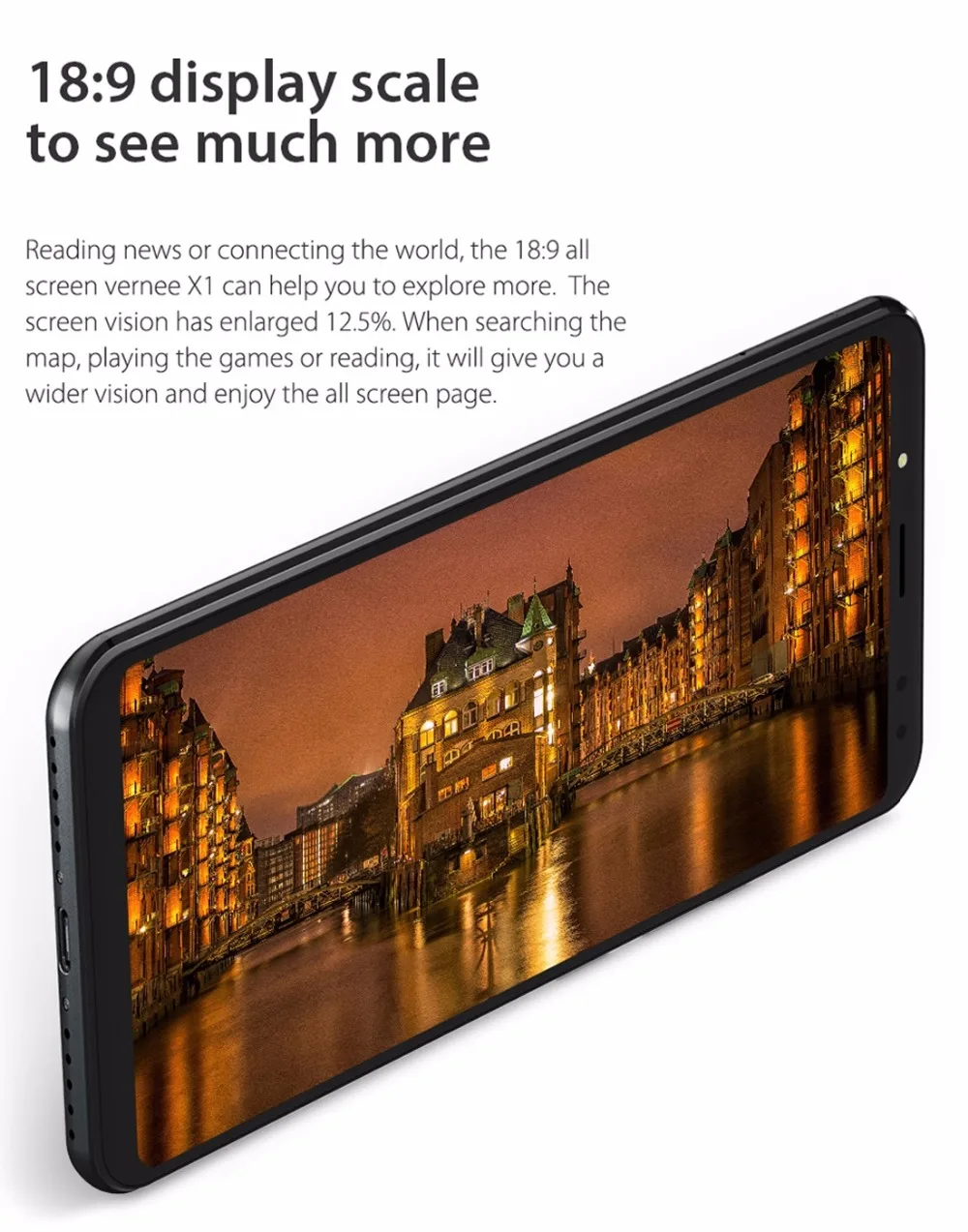 Vernee X1 Android 7 1 мобильный телефон 6 дюймов MT6763 Восьмиядерный 6G Оперативная память 64G