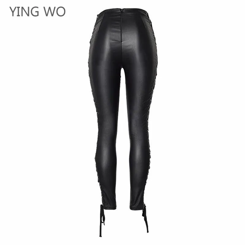 Новые поступления мото &amp Байкерский стиль Модные женские обтягивающие кожаные