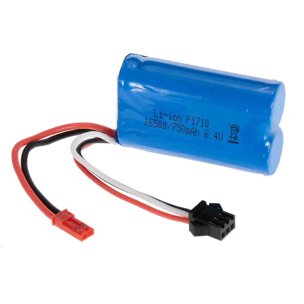 Lipo батарея 6 4 V 750mAh литий ионная аккумуляторная для WLtoys A959 A A979 RC багги