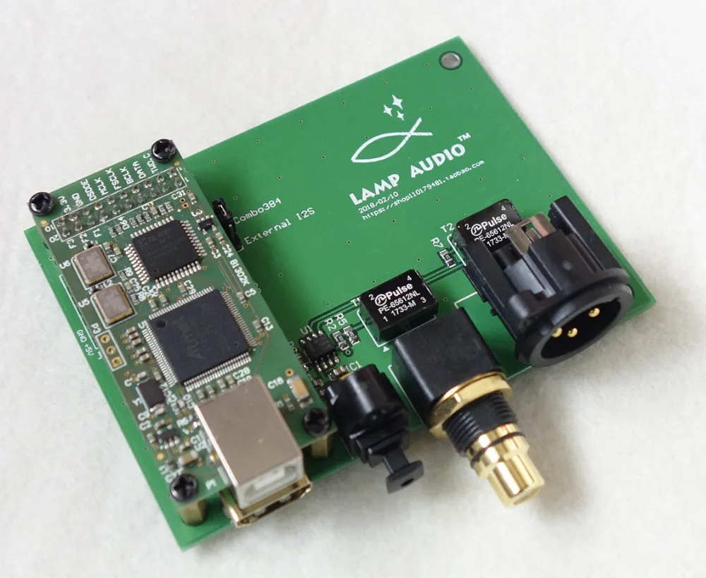 XMOS Amanero итальянский цифрового интерфейса USB к I2S/IIS коаксиальный кабель SPDIF волокна AES плата вывода