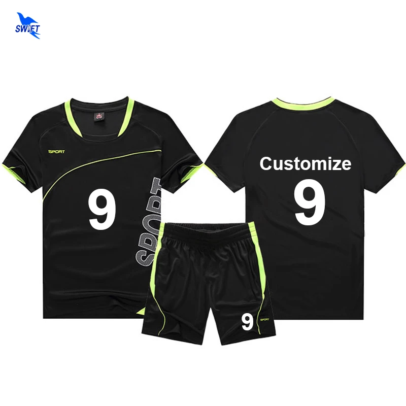 

High Quality Soccer Jerseys Suit 2019 2020 Men Custom Team Football Uniforms Sets College Futsal Kits Boys Kids Football Jerseys