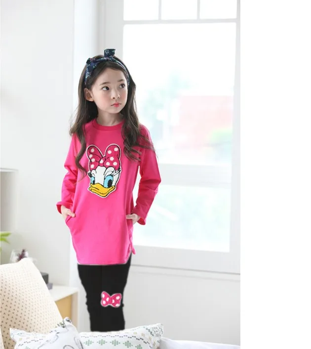 Детский спортивный костюм с принтом Дональд Дак на возраст 2 7 лет|girls clothes|girl clothes