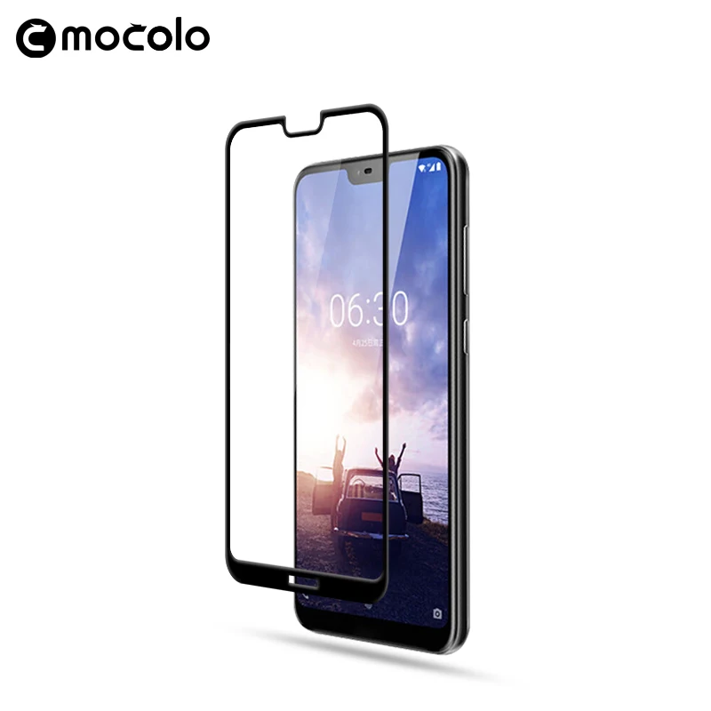 Mocolo 3D 9H полное покрытие защита экрана стекло для Nokia X6 Защитное X 6 закаленное