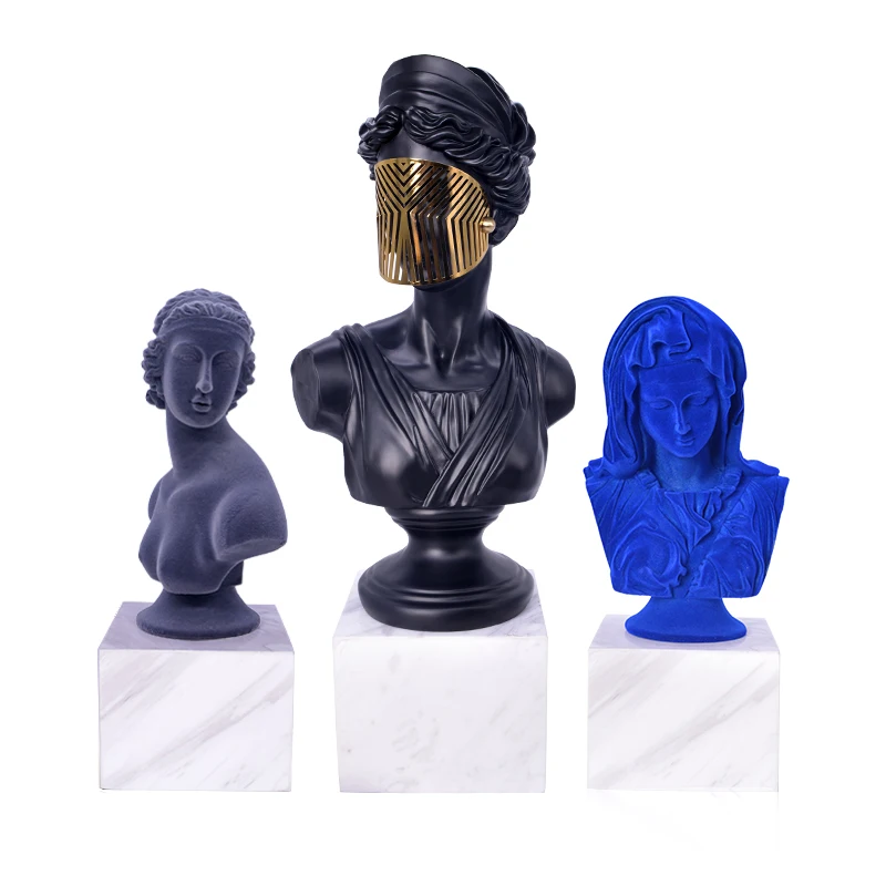 Статуэтка WU CHEN на длинном маске Аполлон благословная Дева Мария темисс
