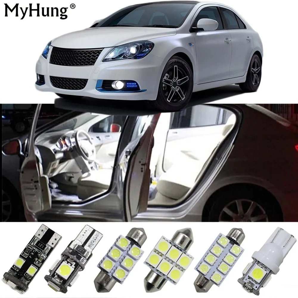 8 шт. Автомобильные светодиодные лампы для SUZUKI Kizashi S cross Vitara Liana SX4|trunk led|trunk lighttrunk led