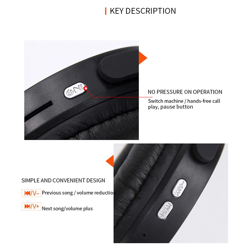 DPRUI Bluetooth наушники с микрофоном беспроводная гарнитура стерео складные