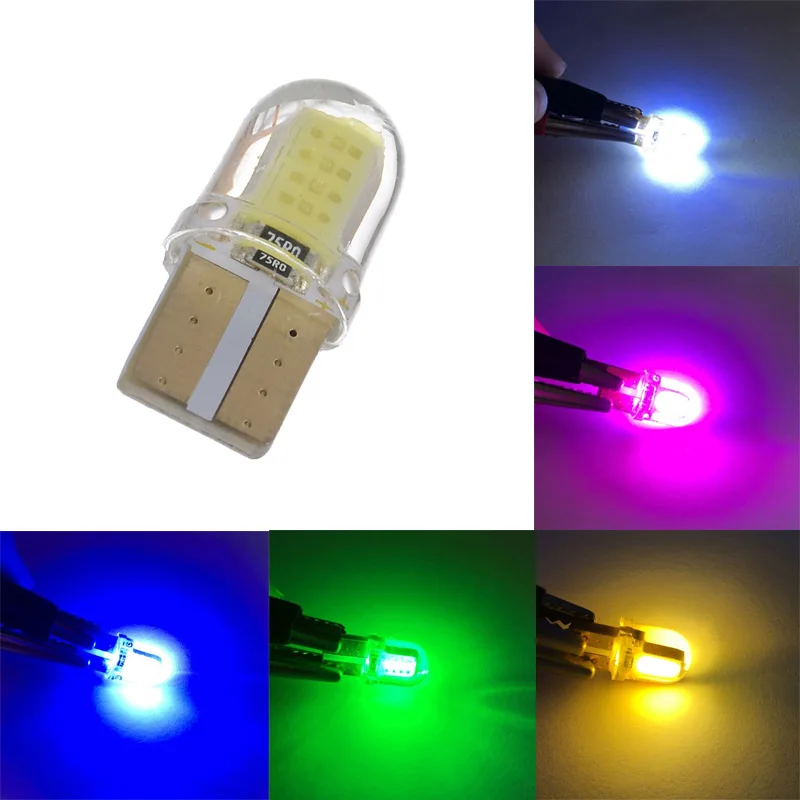 1 шт. T10 W5W 168 194 светодиодный Габаритные огни Aterproof 12V LED автомобиль светильник чтение купольная лампа номерного знака светильник стайлинга автомобилей
