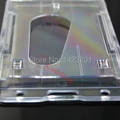 10 шт./лот держатель ID карты бейдж деловой вертикальный жесткий пластиковый