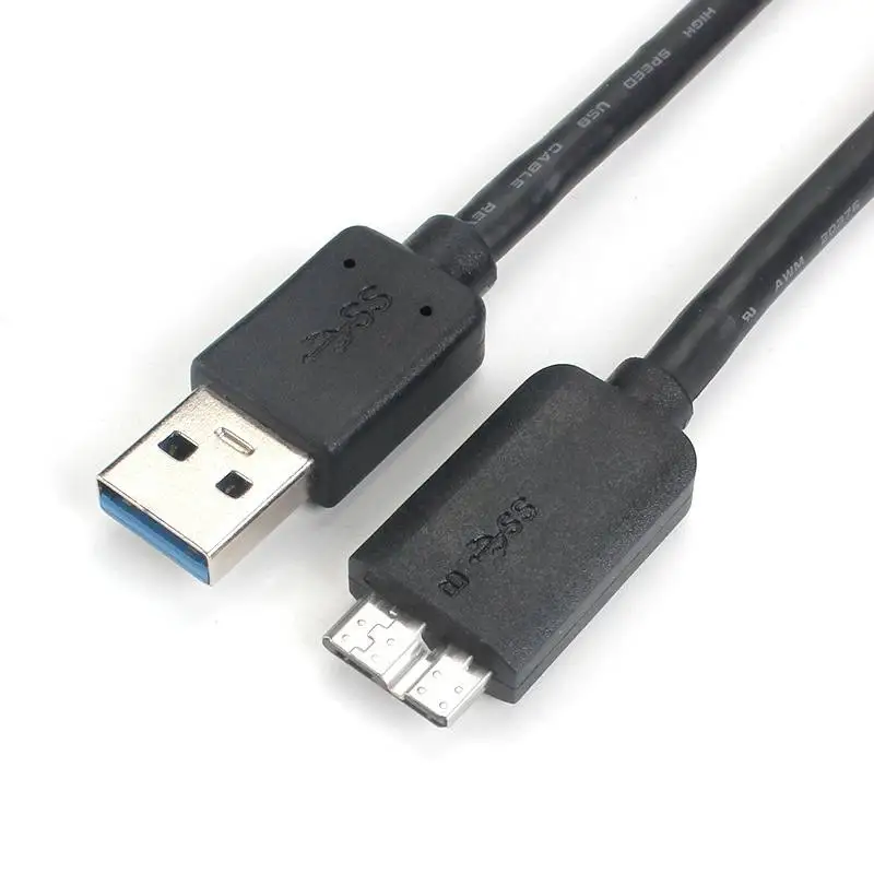Высокоскоростной 1 м USB 3 0 Type A к Micro B удлинитель для внешнего жесткого диска HDD Samsung
