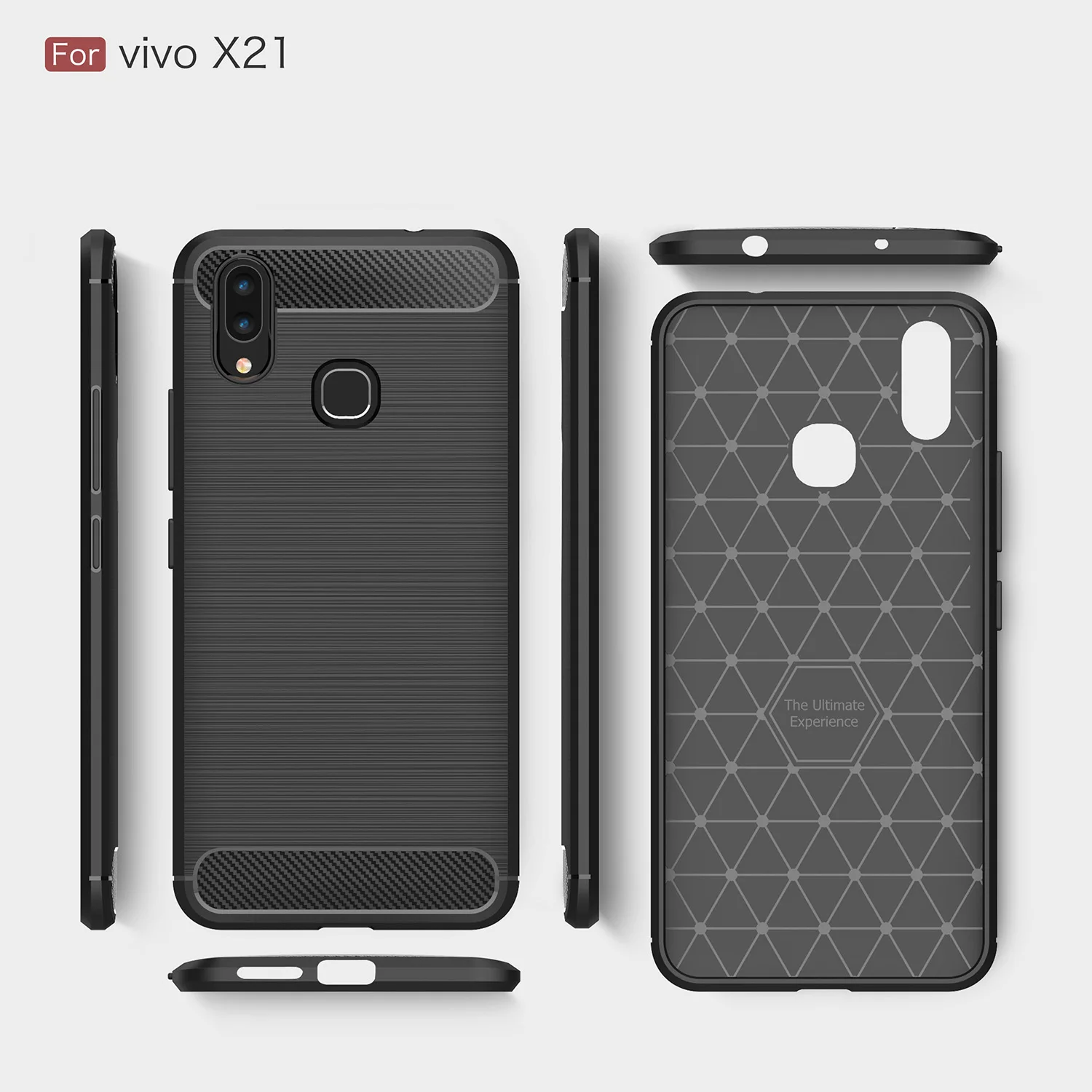 Phone Cover Vivo X21 Case Soft Silicone Rubber for BBK Bag Shell Coque HATOLY |