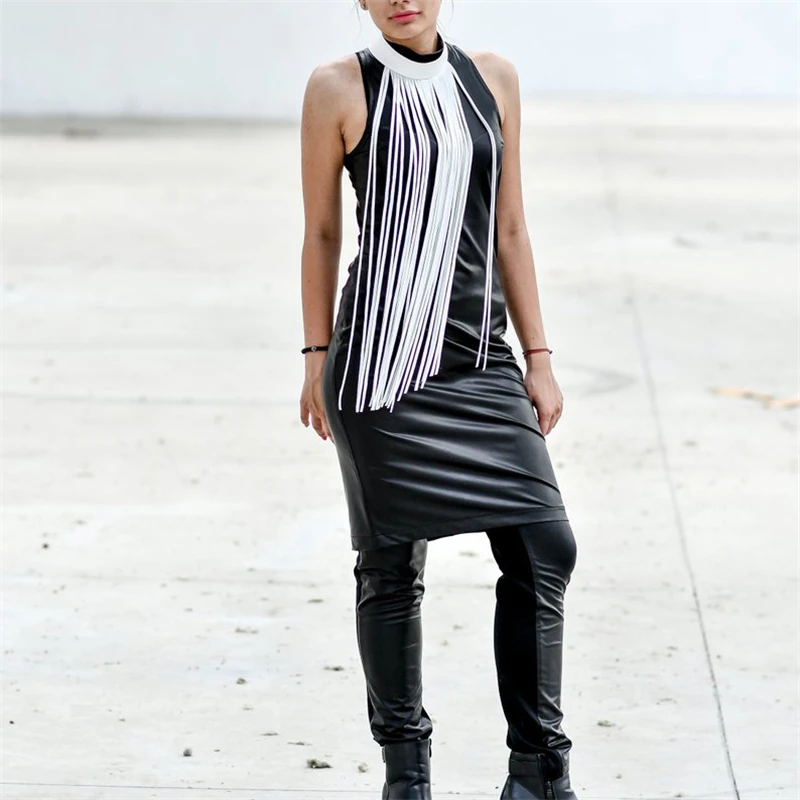 YD &amp YDBZ новое длинное ожерелье с кисточками женские кожаные ожерелья 6 цветов