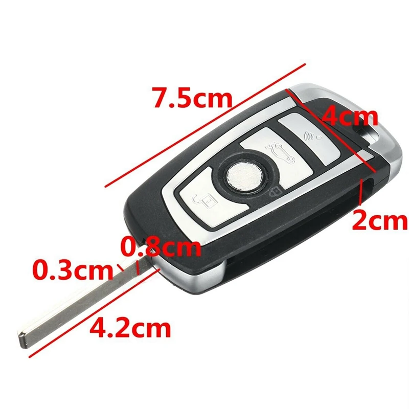 2Pcs 4 Button 315Mhz Remote Flip Key W/ Id46 Chip Cas2 For Bmw E39 E46 X5 X3 Z3 | Автомобили и мотоциклы