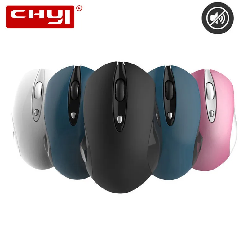 CHYI 3D Беспроводной бесшумный Мышь мини USB оптическая компьютерная мышь 800/1200/1600