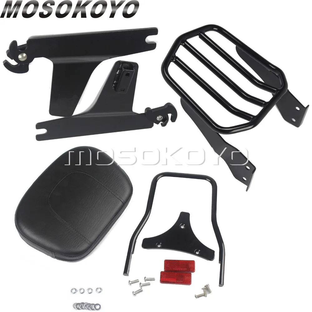Съемный кронштейн для спинки багажника Harley Dyna Street Bob FXDB Super Glide FXD Low Rider 06 17|Накладки