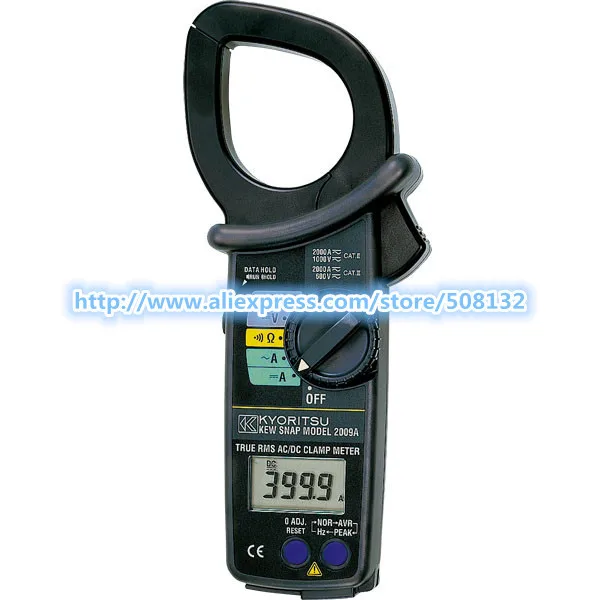 Цифровой токоизмеритель KYORITSU 2009R True RMS AC/DC!! Новинка!|digital clamp meter|clamp meterdigital |