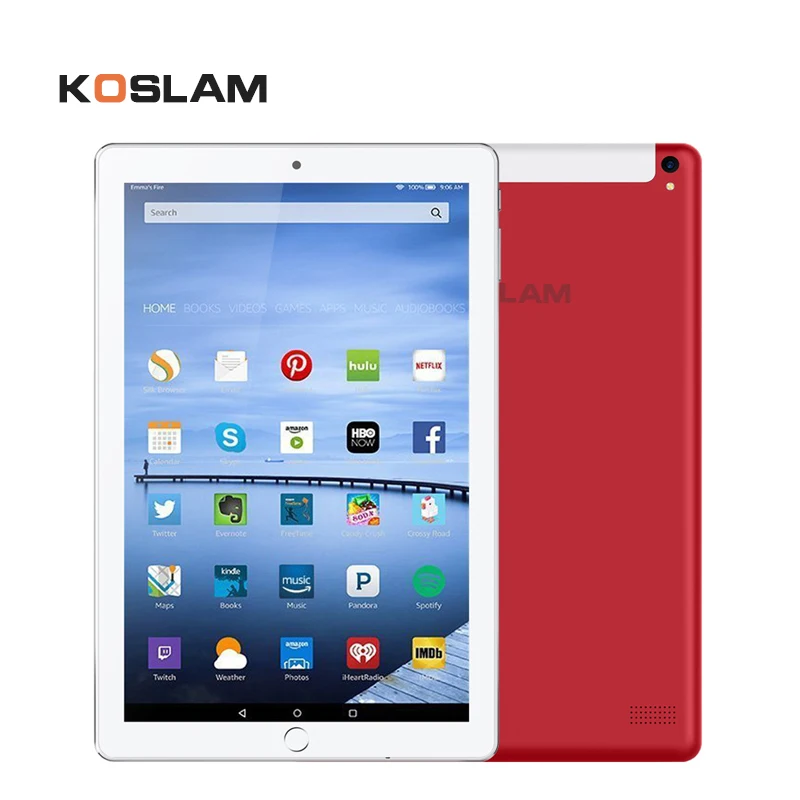 KOSLAM 10 дюймов 3G Android планшетный ПК &quotIPS экран Две sim карты телефонный звонок Phablet