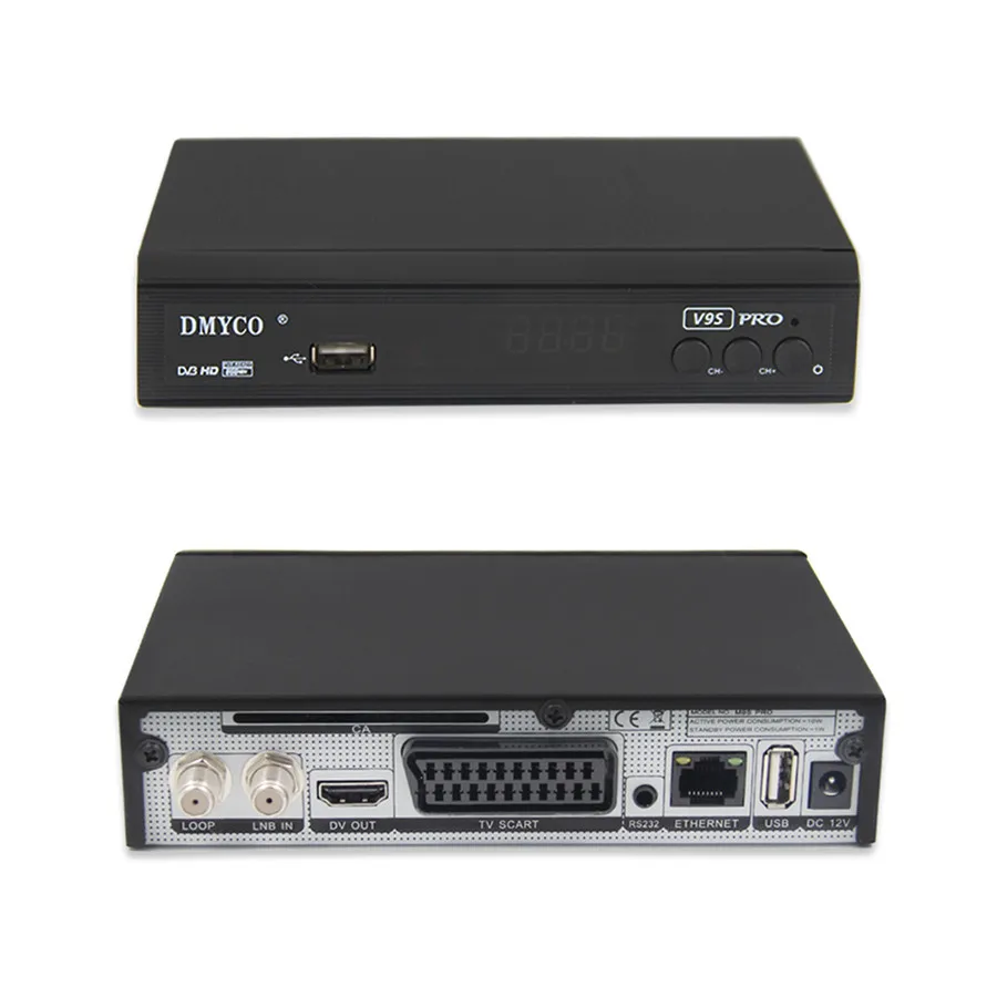 Оптовая продажа DMYCO V9S PRO HD спутниковый ресивер с USB wifi DVB S2 LNB tv Receptor Turner поддержка