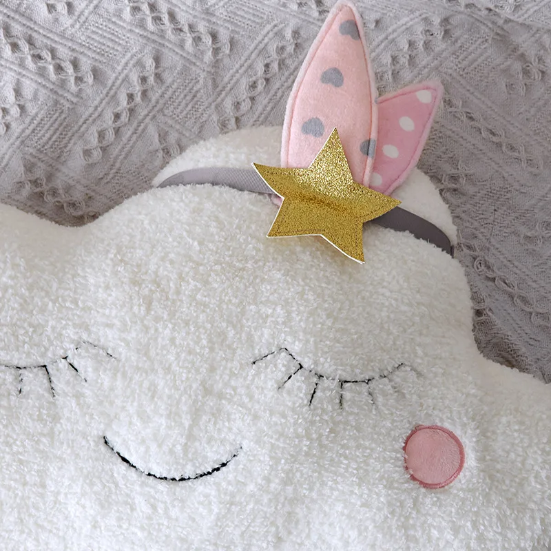 INS Cloud Baby Care подушка вышитая мигающая подушки на кровать эркер дисплей детская
