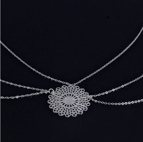 Индийский цыганский пляжный цвет металлическая цепочка на голову лоб кисточка