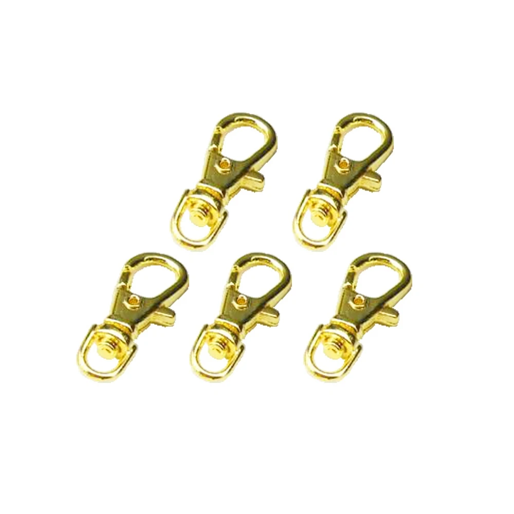 200piece/Lot 23mm Gold Plated Swivel Lobster Claw Clasps Keychain Holder Findings SLC-05