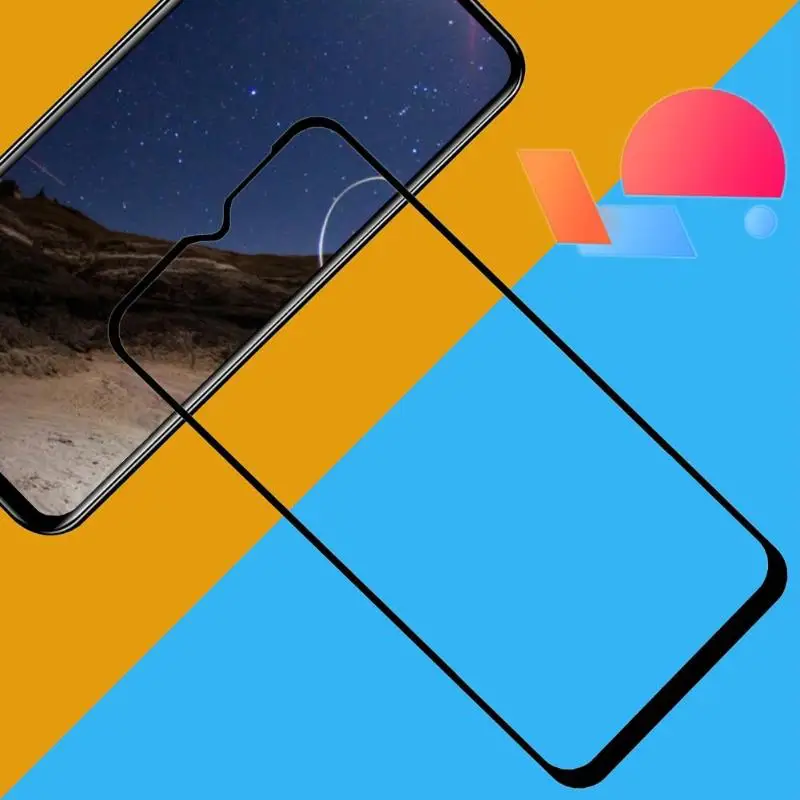 Шапка принц 2.5D 9H полная пленка для экрана из закаленного стекла Samsung Galaxy A20e|Защита