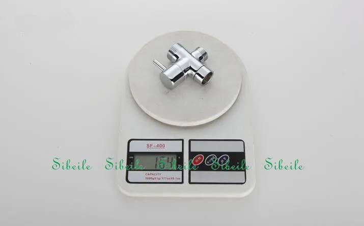 SBLE Ванная комната Туалет Биде 3/4 ''1/2'' Т-адаптер душевой переключатель клапан смеситель для душа тройник соединитель Shattaf клапан латунь Сделано