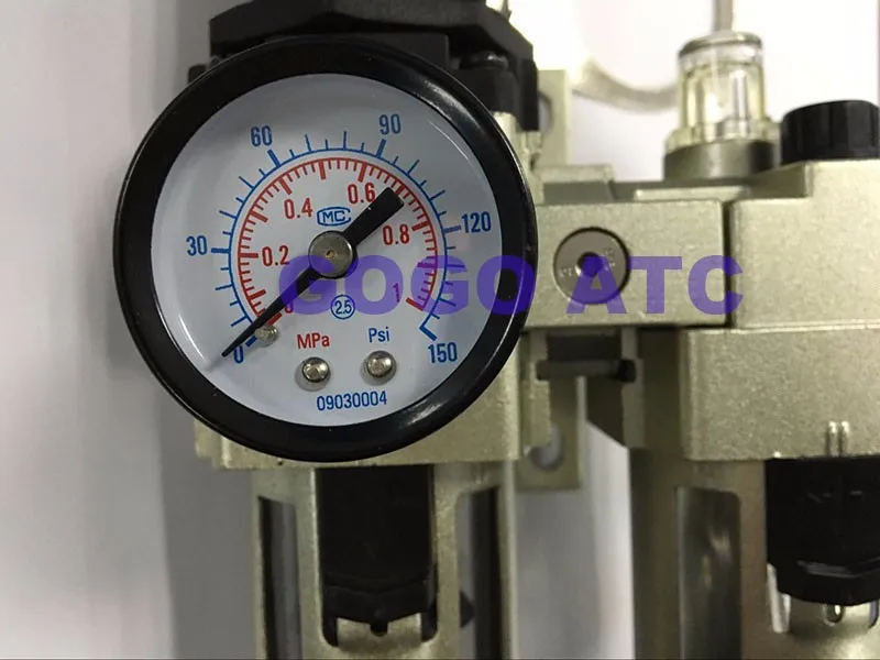 Пневматический FRL комбинированный AC3010-02 1/4 дюймов AC3010-03 3/8 ручной автоматический сливной воздушный фильтр Регулятор давления и лубрикатор