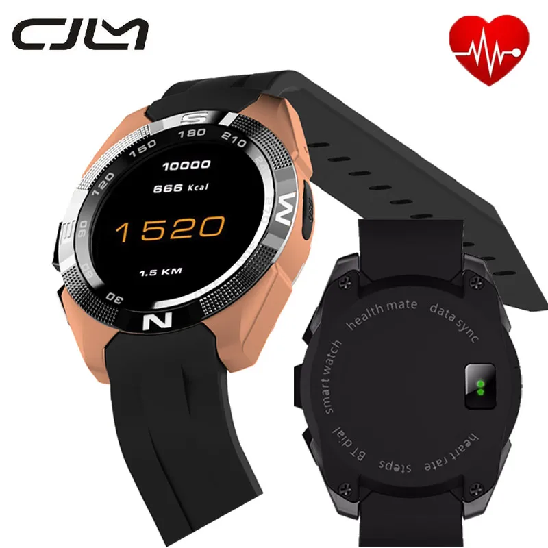 Смарт часы № 1 G5 9.9 мм ультра тонкий сердечного ритма трекер SmartWatch спортивные